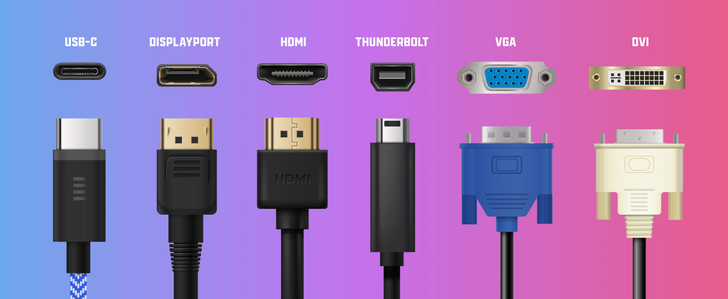 A Guide To The Different Types of Monitor Ports A Guide To The Different Types of Monitor Ports