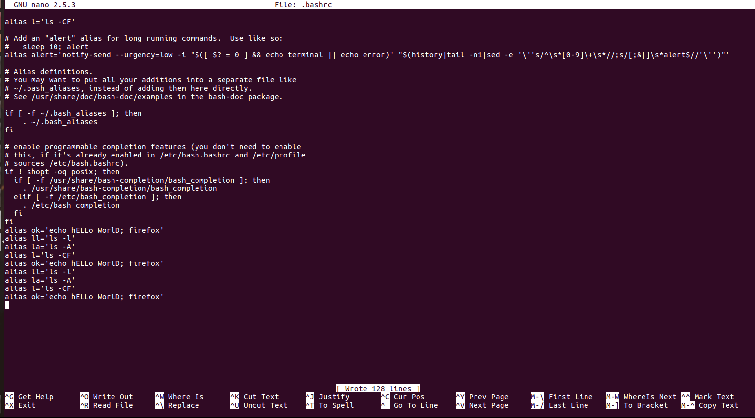 BASH Cheat Sheet