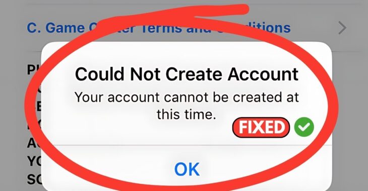 How To Fix: “Account Cannot Be Created at This Time” When Creating a New Apple ID